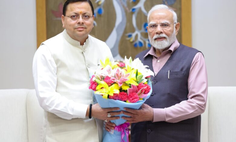 उत्तराखण्ड को लेकर मुख्यमंत्री धामी की बड़ी पहल, प्रधानमंत्री मोदी से की महत्वपूर्ण परियोजनाओं पर चर्चा