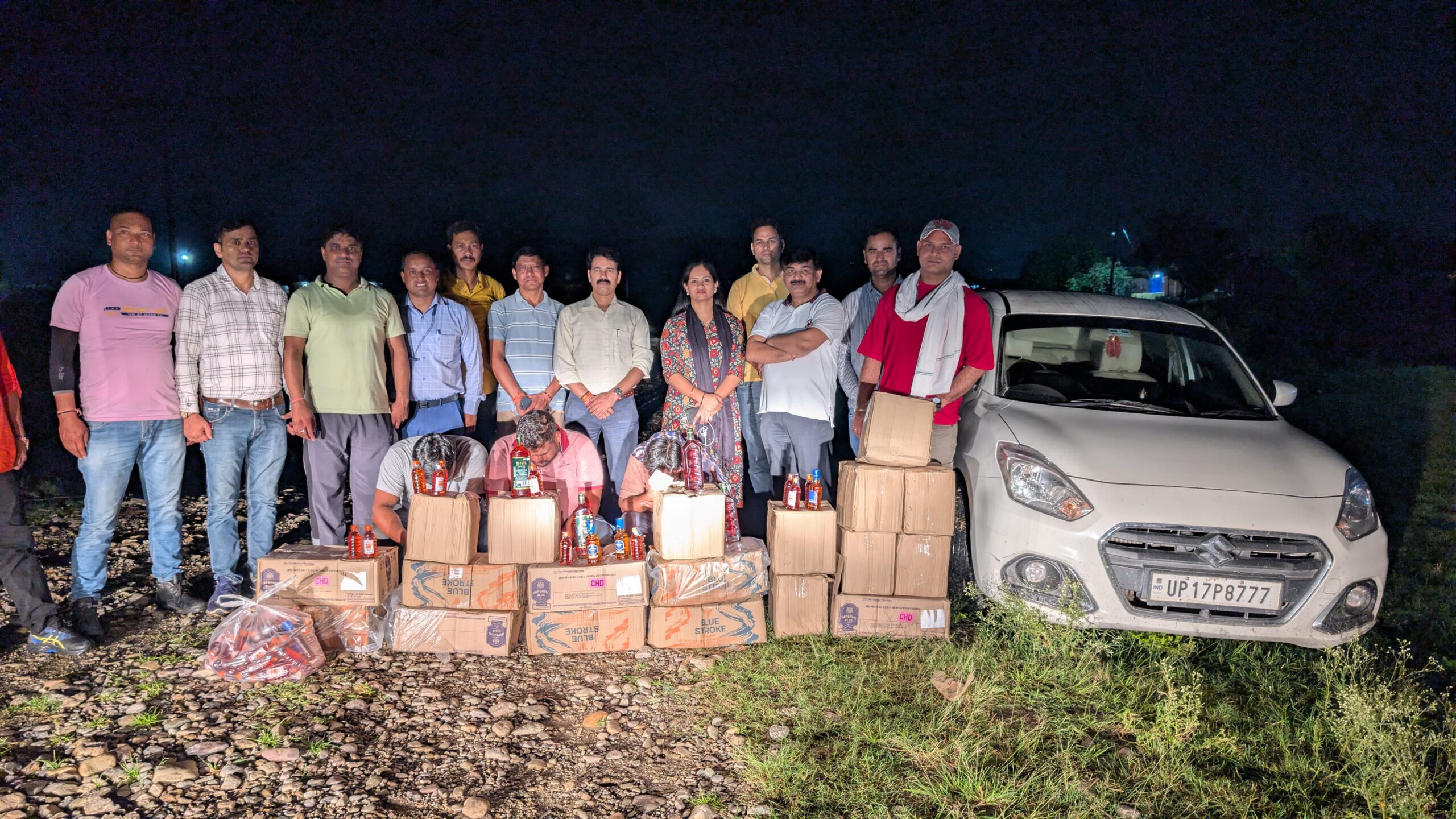 सहसपुर में अवैध शराब तस्करी का भंडाफोड़, 20 पेटी अंग्रेजी शराब बरामद, तीन गिरफ्तार