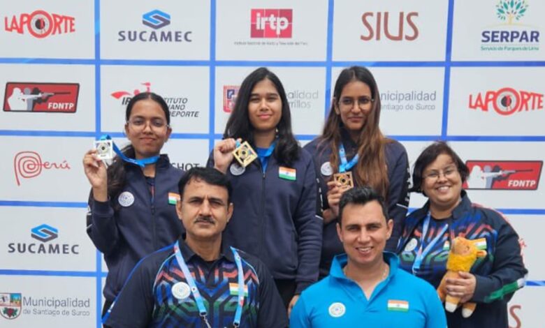 जूनियर वर्ल्ड कप शूटिंग में भारत की शानदार शुरुआत, 5 मेडल अपने नाम जूनियर वर्ल्ड कप शूटिंग में भारत की शानदार शुरुआत, 5 मेडल अपने नाम