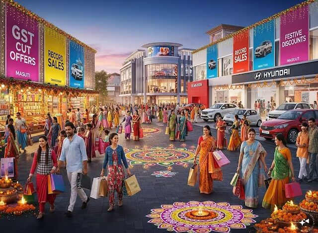 नवरात्रि में खरीदारों की बहार! सरकार की जीएसटी छूट से उछली बिक्री, 10 साल में सबसे ज्यादा रेवेन्यू नवरात्रि में खरीदारों की बहार! सरकार की जीएसटी छूट से उछली बिक्री, 10 साल में सबसे ज्यादा रेवेन्यू