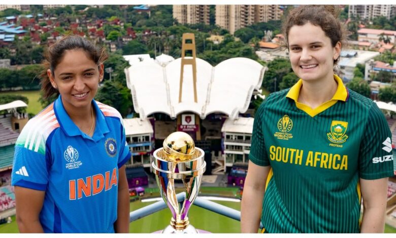भारत के लिए ऐतिहासिक दिन! महिला विश्व कप फाइनल में भिड़ेंगी IND W vs SA W टीमें, बारिश थमी — सुनिधि चौहान ने बढ़ाया जोश भारत के लिए ऐतिहासिक दिन! महिला विश्व कप फाइनल में भिड़ेंगी IND W vs SA W टीमें, बारिश थमी — सुनिधि चौहान ने बढ़ाया जोश