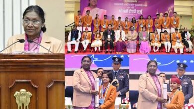 देश की शान बने नन्हे सितारे: राष्ट्रपति मुर्मू ने PM राष्ट्रीय बाल पुरस्कार से 20 बच्चों को नवाजा देश की शान बने नन्हे सितारे: राष्ट्रपति मुर्मू ने PM राष्ट्रीय बाल पुरस्कार से 20 बच्चों को नवाजा