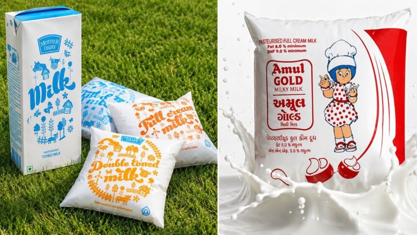 दूध हुआ महंगा: Amul और Mother Dairy ने बढ़ाई कीमतें, नई दरें आज से पूरे देश में लागू