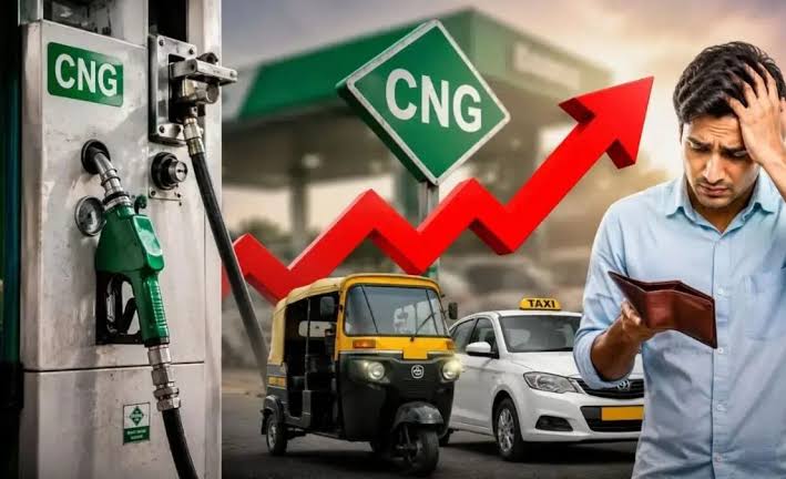 दिल्ली-एनसीआर में फिर बढ़े CNG के दाम: आज से ₹1 प्रति किलो महंगी हुई गैस, ऑटो और कैब चालकों पर बढ़ेगा बोझ